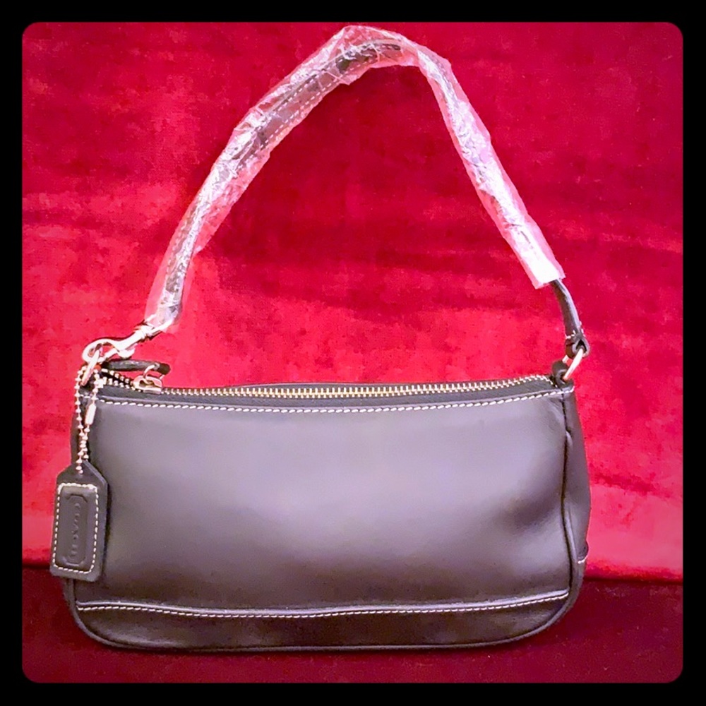 Small black Coach purse.